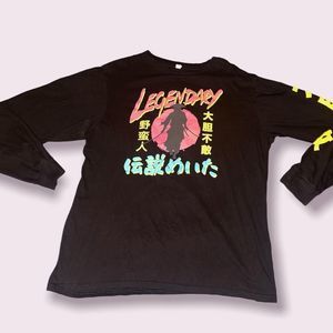 Zuni legendary anime long sleeved tee size L